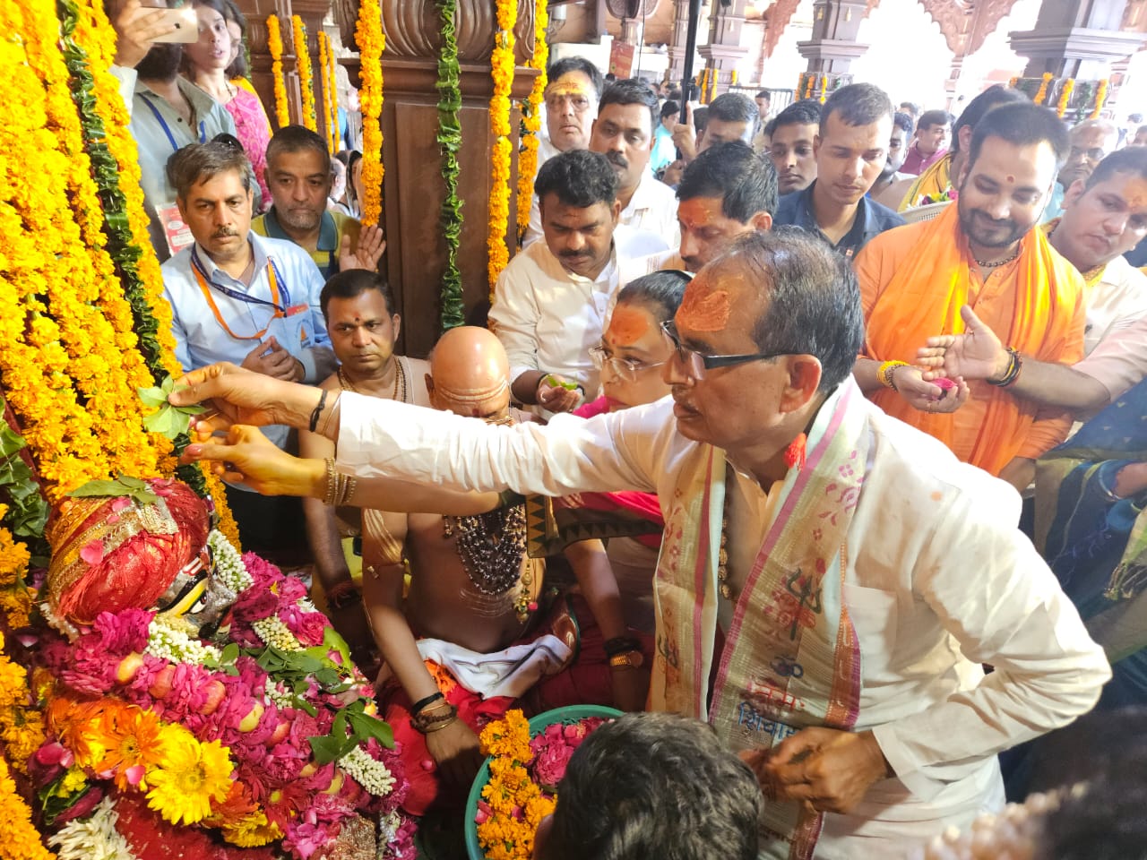 Shivraj worship baba Mahakal