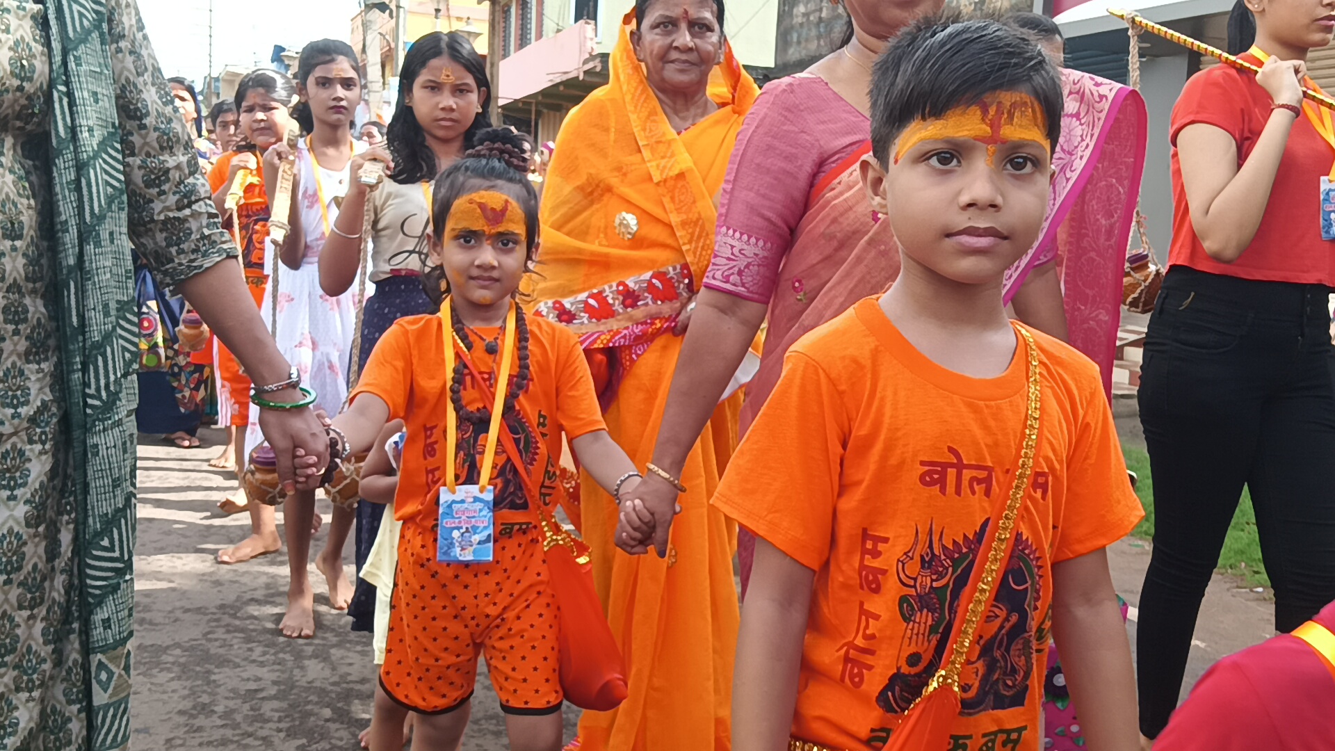 Balka Kanwar Yatra in Jhargram