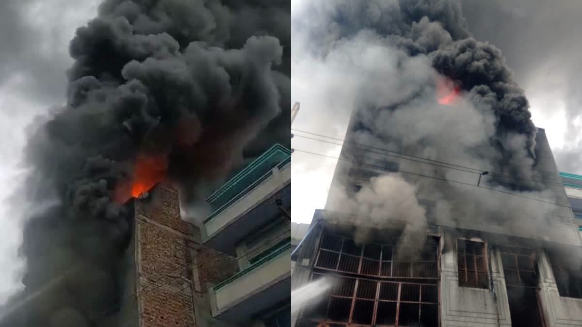 Fire in Plastic Factory