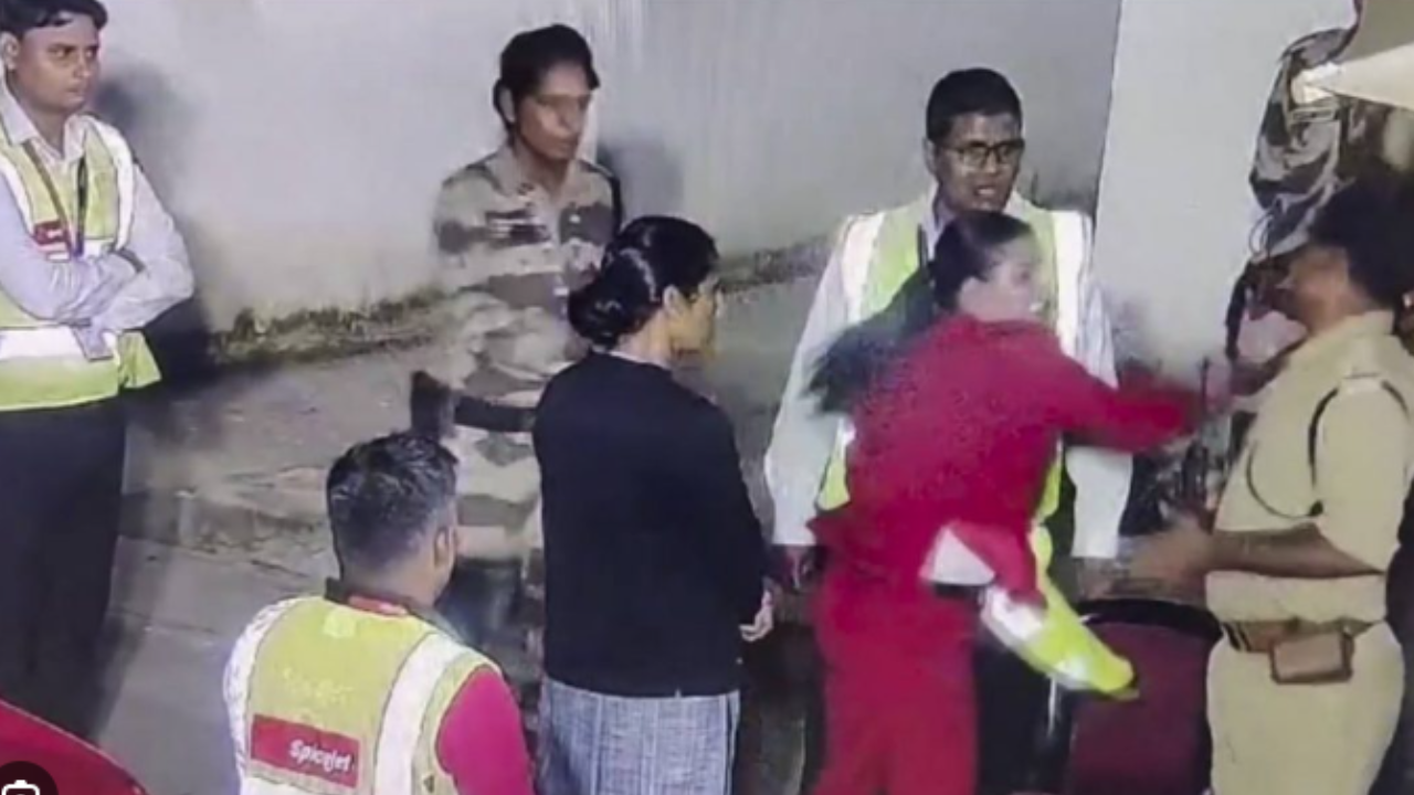 SpiceJet woman employee arrested for slapping CISF jawan, accused of sexual harassment