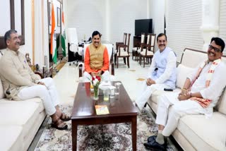 Nagar Singh chauhan meeting nadda