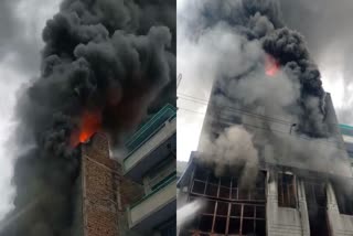 Fire in Plastic Factory