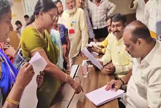 Public Grievance held at TDP Central Office in Mangalagiri