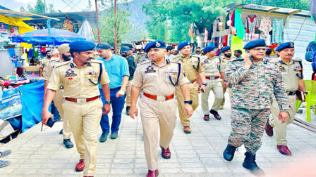 IGP Kashmir Chairs Joint Security Review Meeting at Nunwan Base Camp, Pahalgam