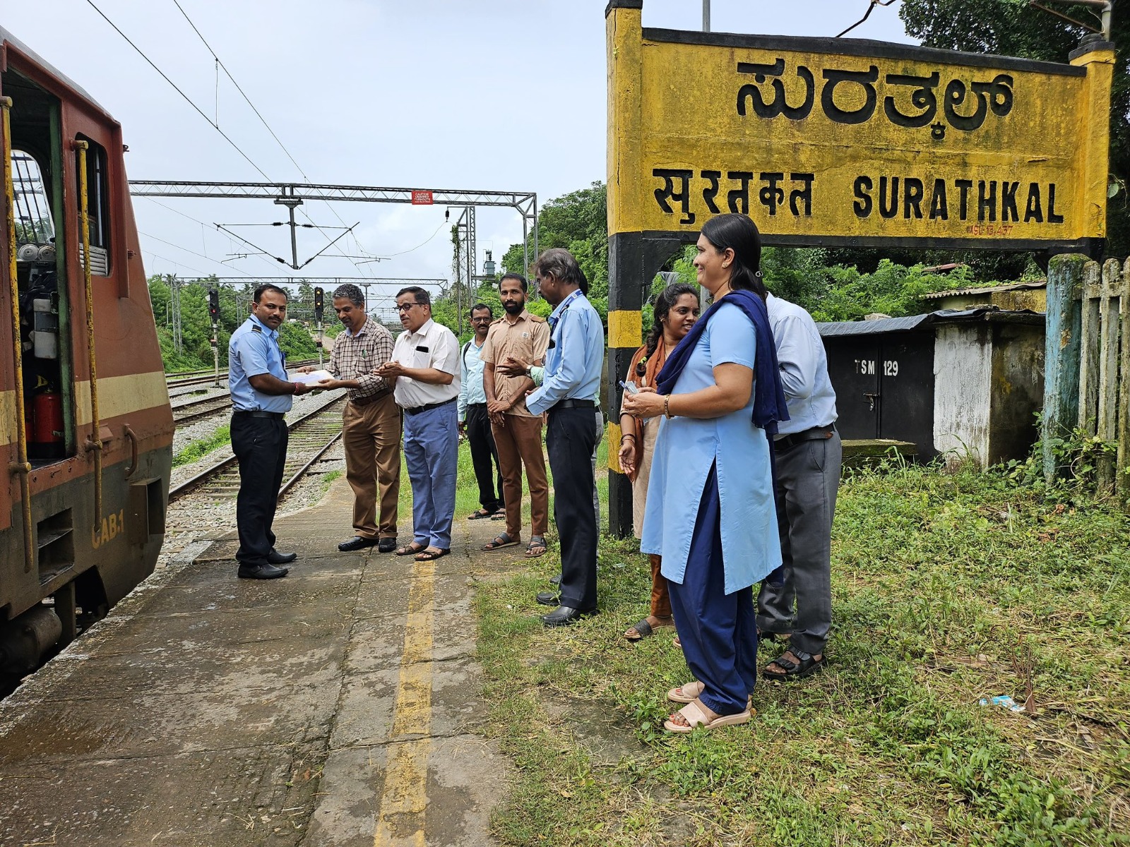 railway track  loco pilots  Udupi