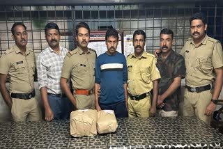 LATEST MALAYALAM NEWS  CANNABIS CASE  MAN ARRESTED WITH CANNABIS IN KKD  KOZHIKODE