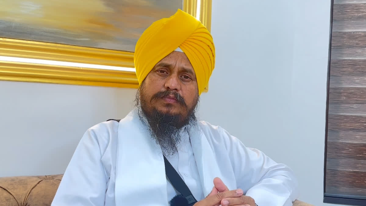 Jathedar Takht Sri Damdama Sahib harpreet singhs statement on threats to Sikh families in Rawalpindi
