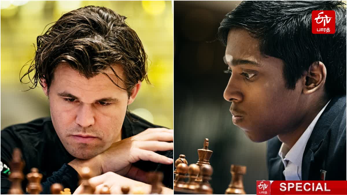 Magnus Carlsen vs Praggnanandhaa