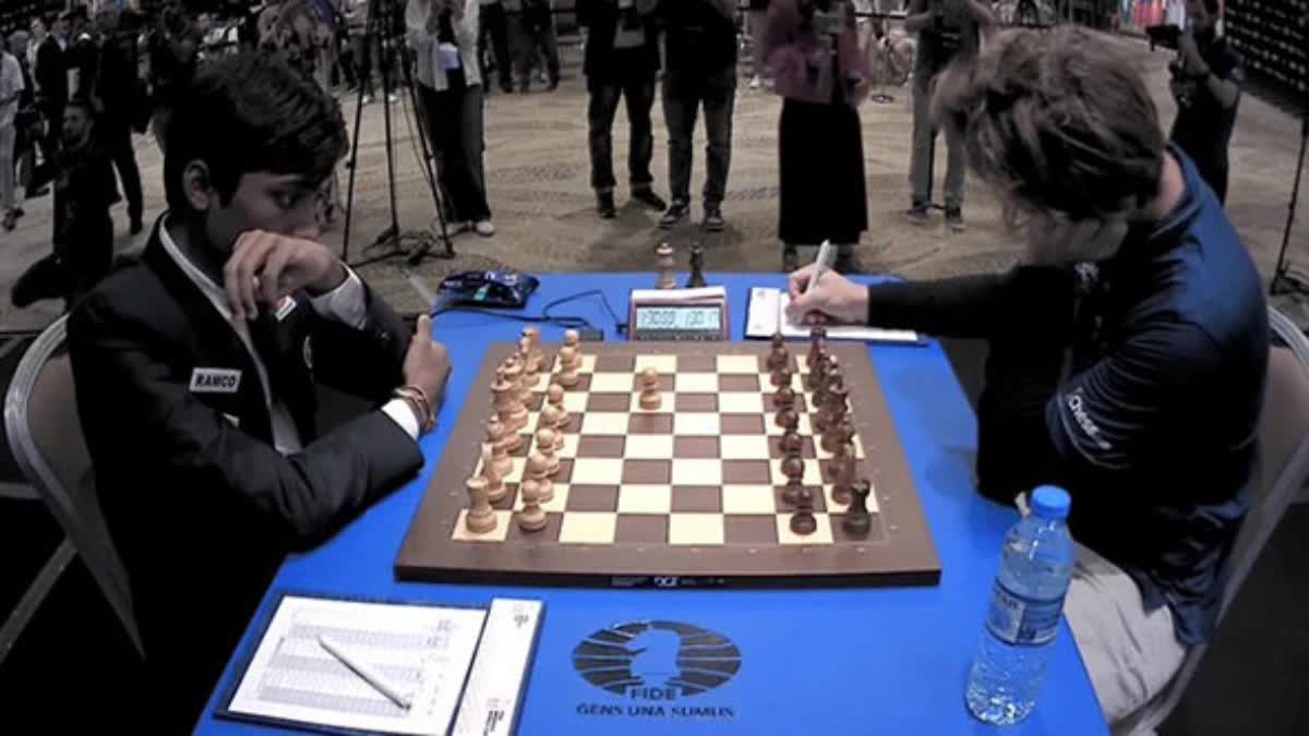 Praggnanandhaa vs magnus carlsen