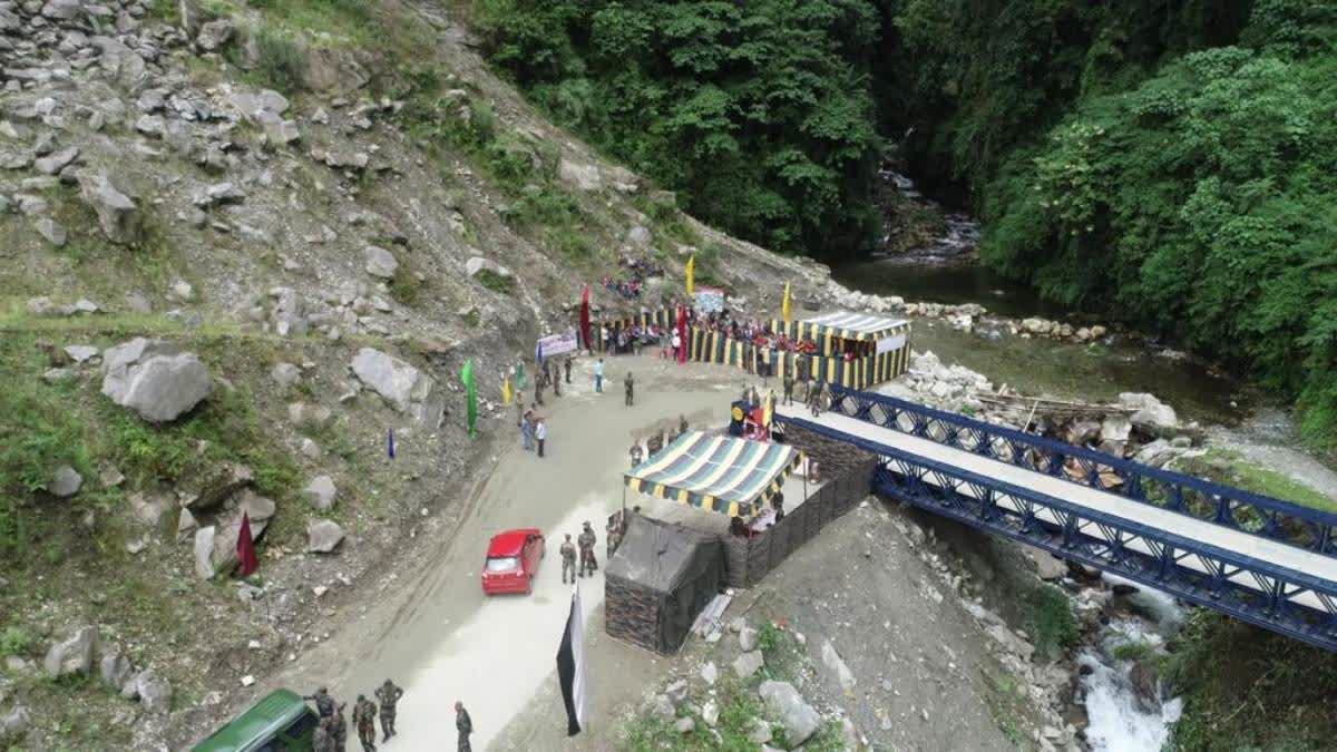 Bailey bridge inauguration at Anjaw