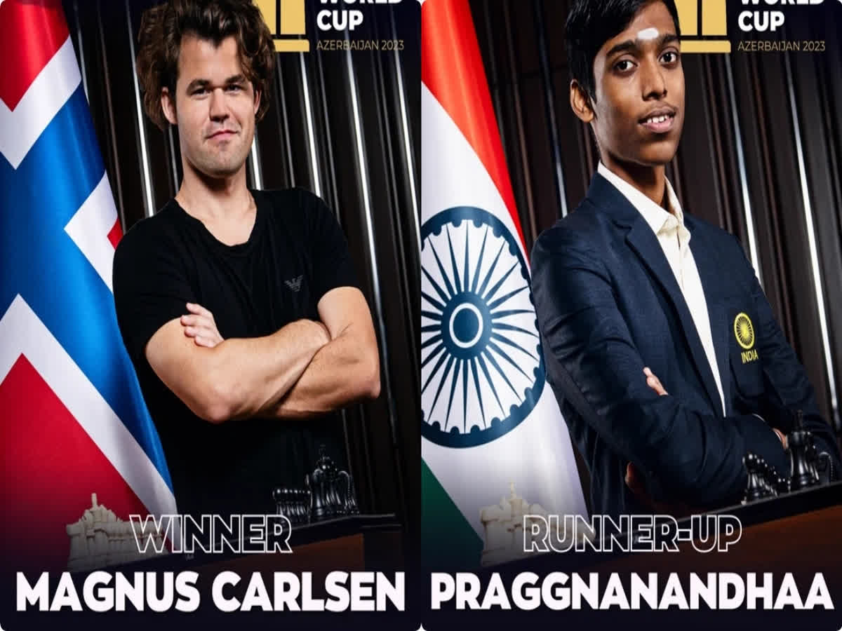 Magnus Carlsen wins 2023 Chess World Cup after beating R