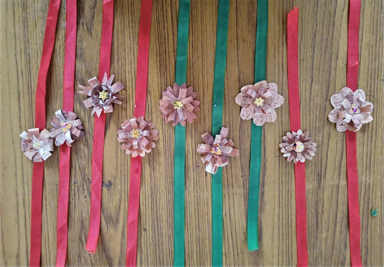 Rakhi made of Bhojpatra