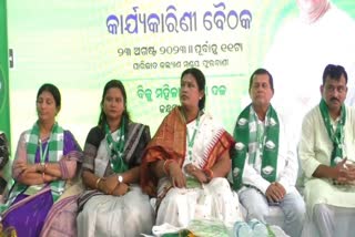 bjd womens wing executive meeting at kandhmal