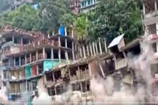 Several buildings collapse in Himachal Pradesh's Kullu