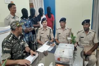 Sahibganj police arrested four ganja smugglers