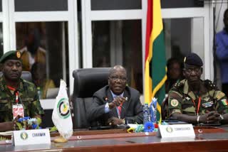 Musah announced the ECOWAS forces are ready to act and intervene in Niger should all options fail At left is Nigerian Chief of Defence Staff General Christopher Gwabin Musa, and right is Senegal's General Mbaye Cisse.