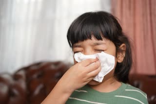 Children Cough in Monsoon News