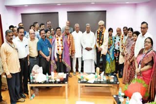 ISRO chief and scientists honored