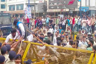 Indore NSUI Protest