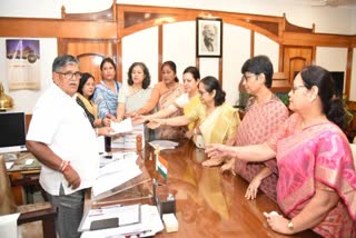 APCC submit memorandum to governor regarding indrani tahbildar suicide case