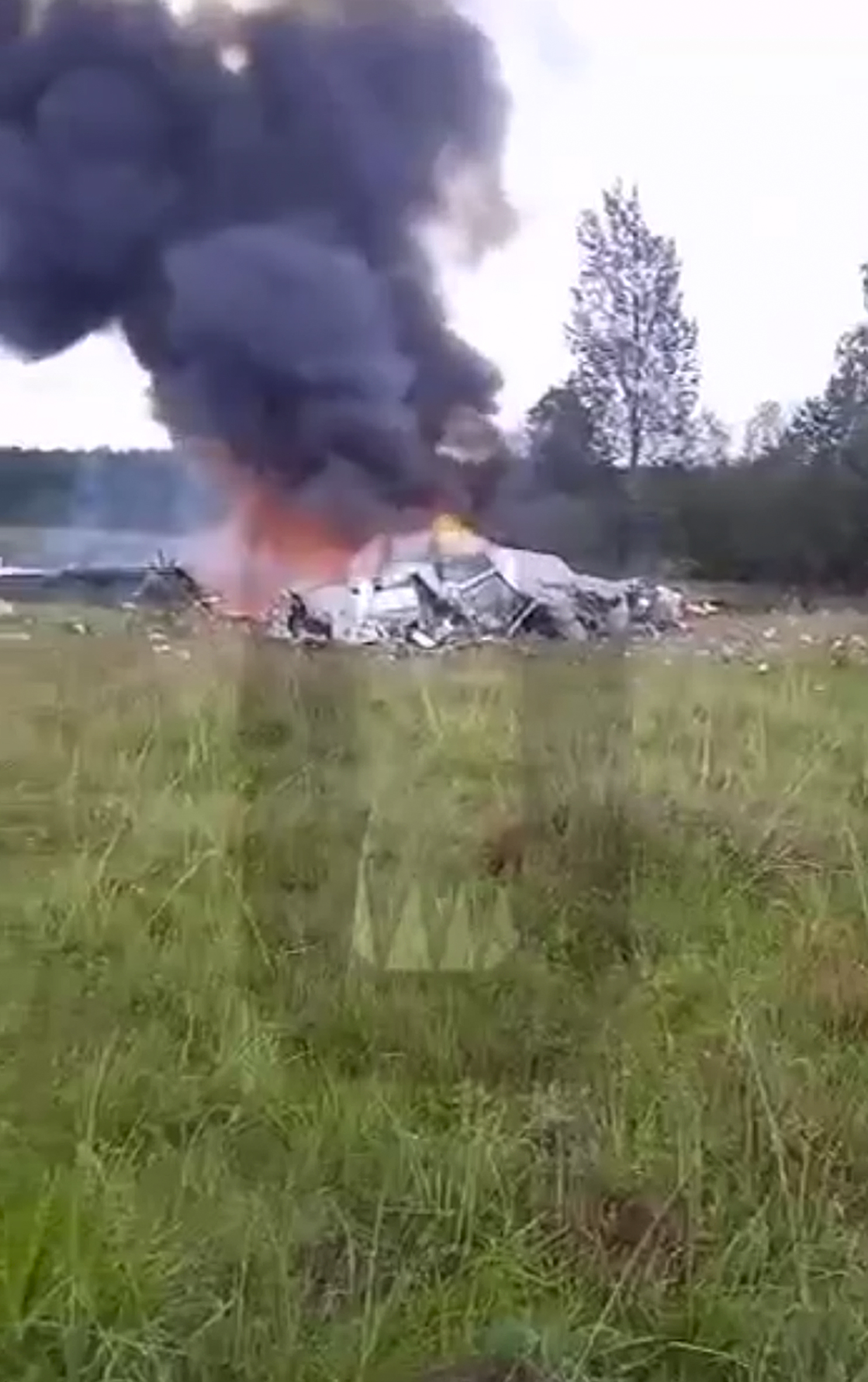 Officials say a private jet has crashed over Russia, killing all 10 people on board. Mercenary chief Yevgeny Prigozhin was on the passenger list, but it wasn't immediately clear if he was on board.