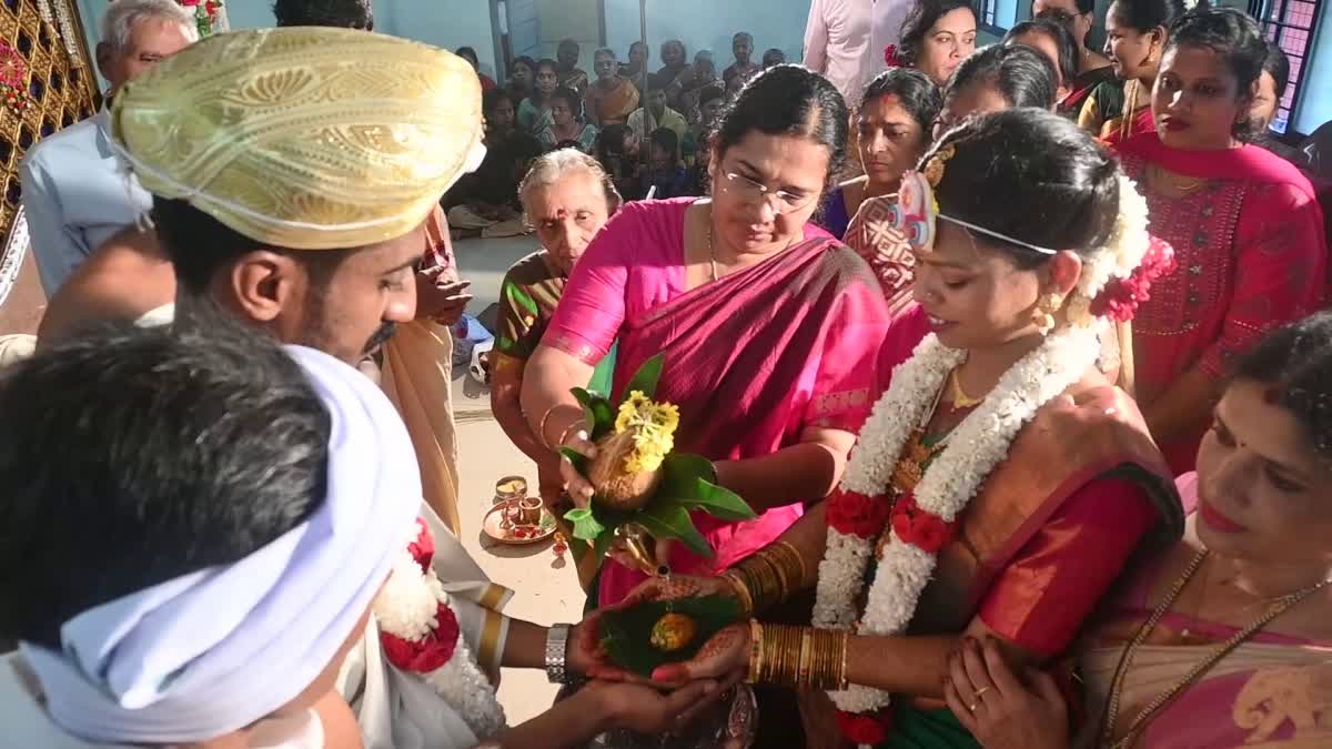 marriage of orphaned young woman: Udupi DC performs rites