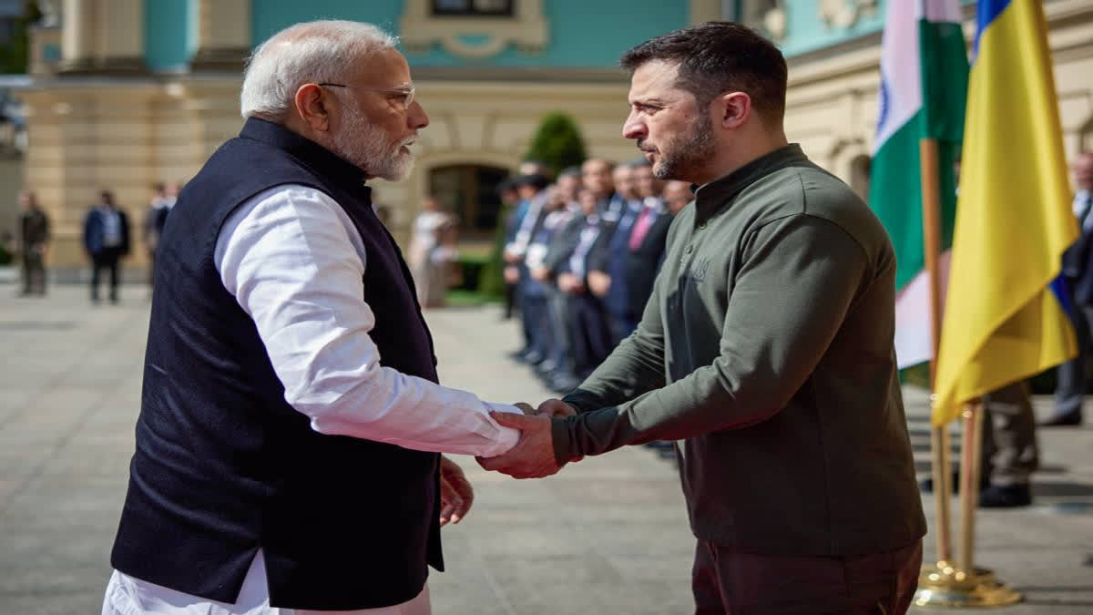 Modi invited Ukrainian President Volodymyr Zelenskyy to India