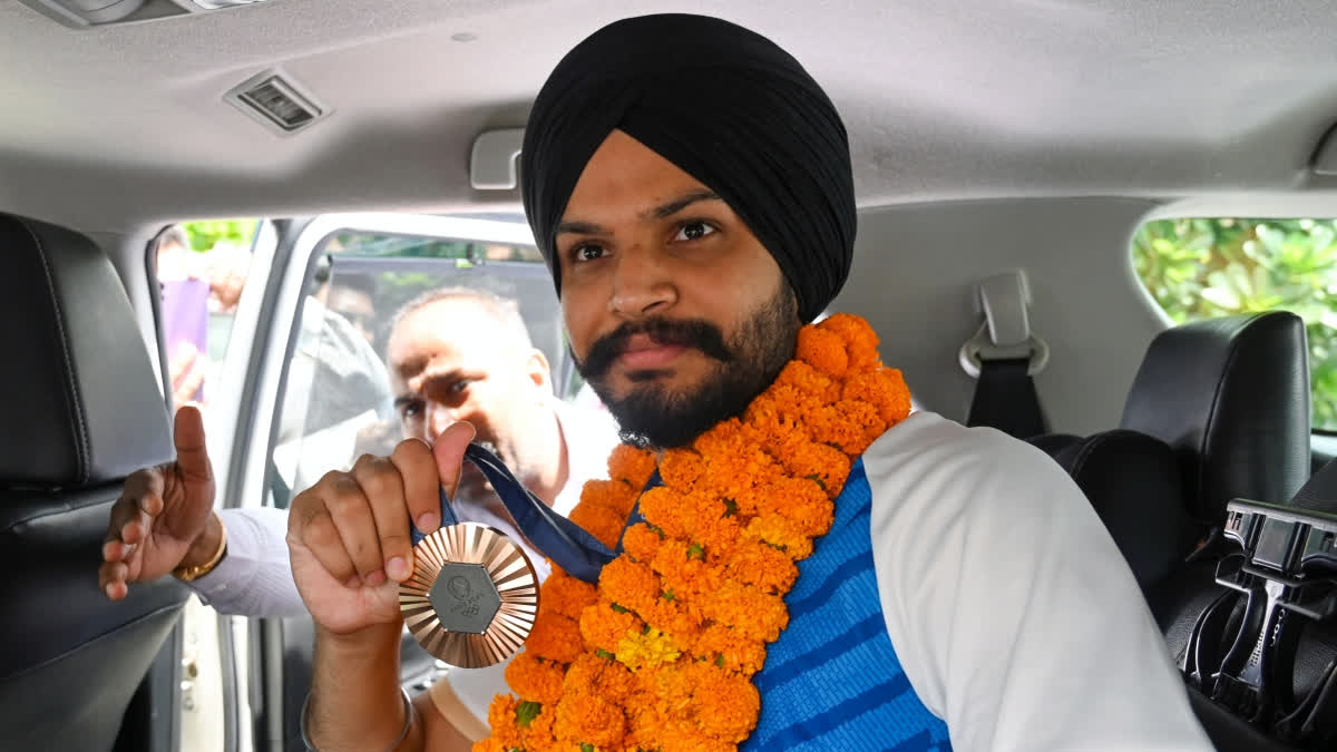 India's ace shooter Sarabjot Singh, who became the first Indian male shooter to win a medal in the Mixed Team event, revealed that he has been following Turkish shooter Yusuf Dikec since 2011, who was all over the internet after his ‘gearless’ silver medal shootout in the recently concluded Paris Olympics 2024.