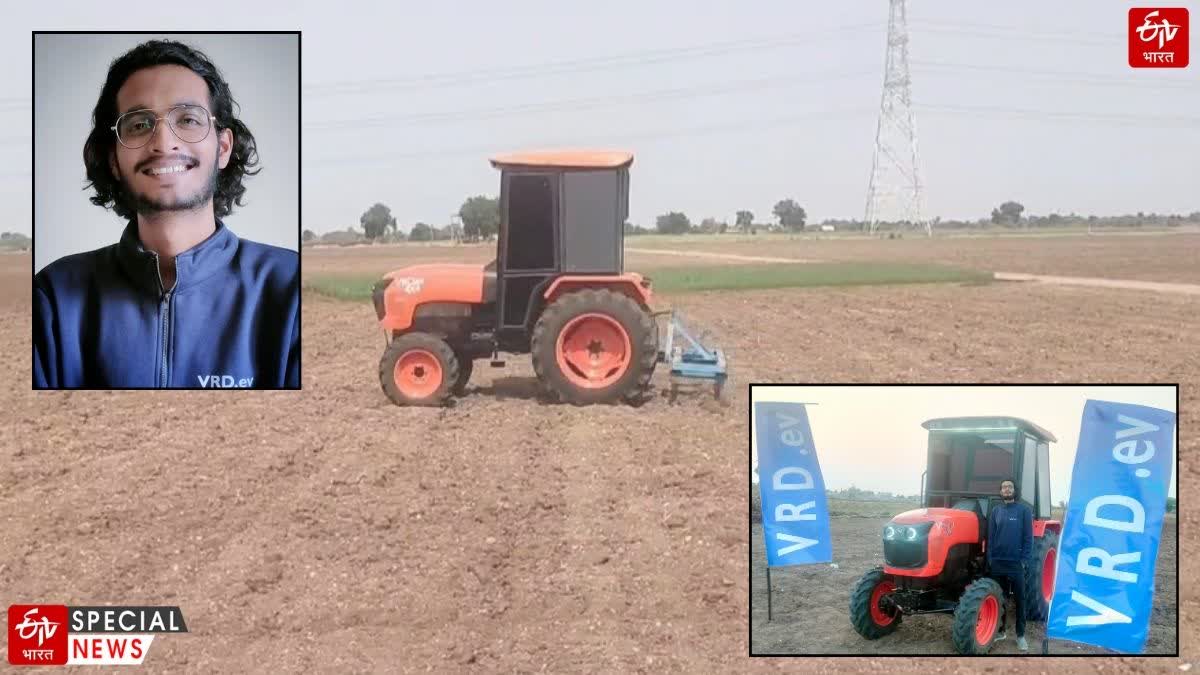 Pune News 25 years old Siddharth Gupta has built an AI powered Driverless Electric Tractor