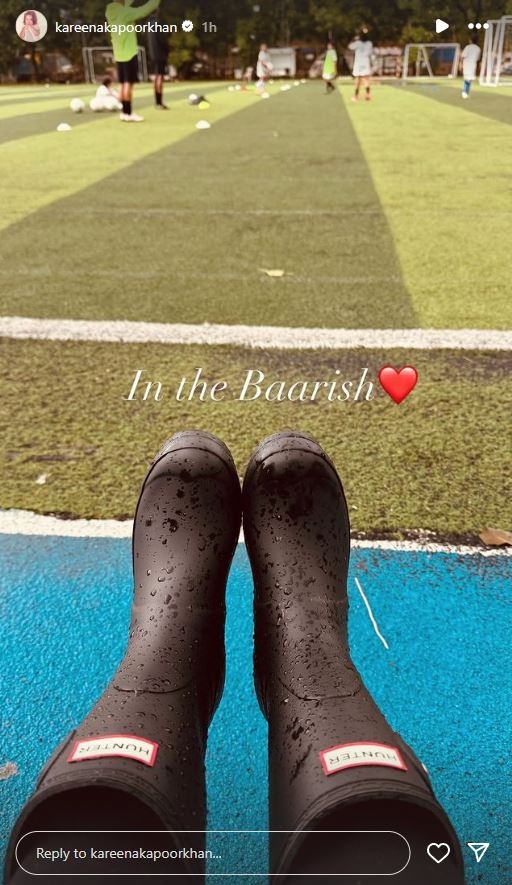 Kareena Kapoor Khan Embraces Her 'Soccer Mom Duty' In The 'Baarish' - See Pics