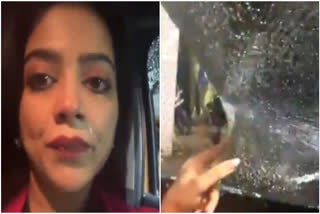 Screengrabs from the video shared on Facebook by Bengali actor Payel Mukherjee.