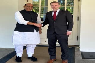 RAJNATH SINGH MEETS US NSA