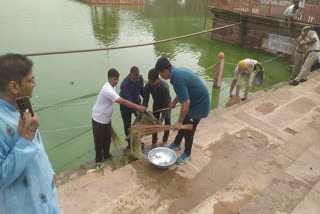 Cleanliness drive at Muchukund Sarovar