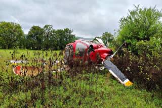 Hyderabad Bound Helicopter Crashes in Pune