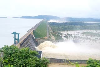 HIRAKUD DAM GATE OPEN