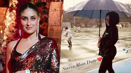 Kareena Kapoor Khan Embraces Her 'Soccer Mom Duty' In The 'Baarish' - See Pics