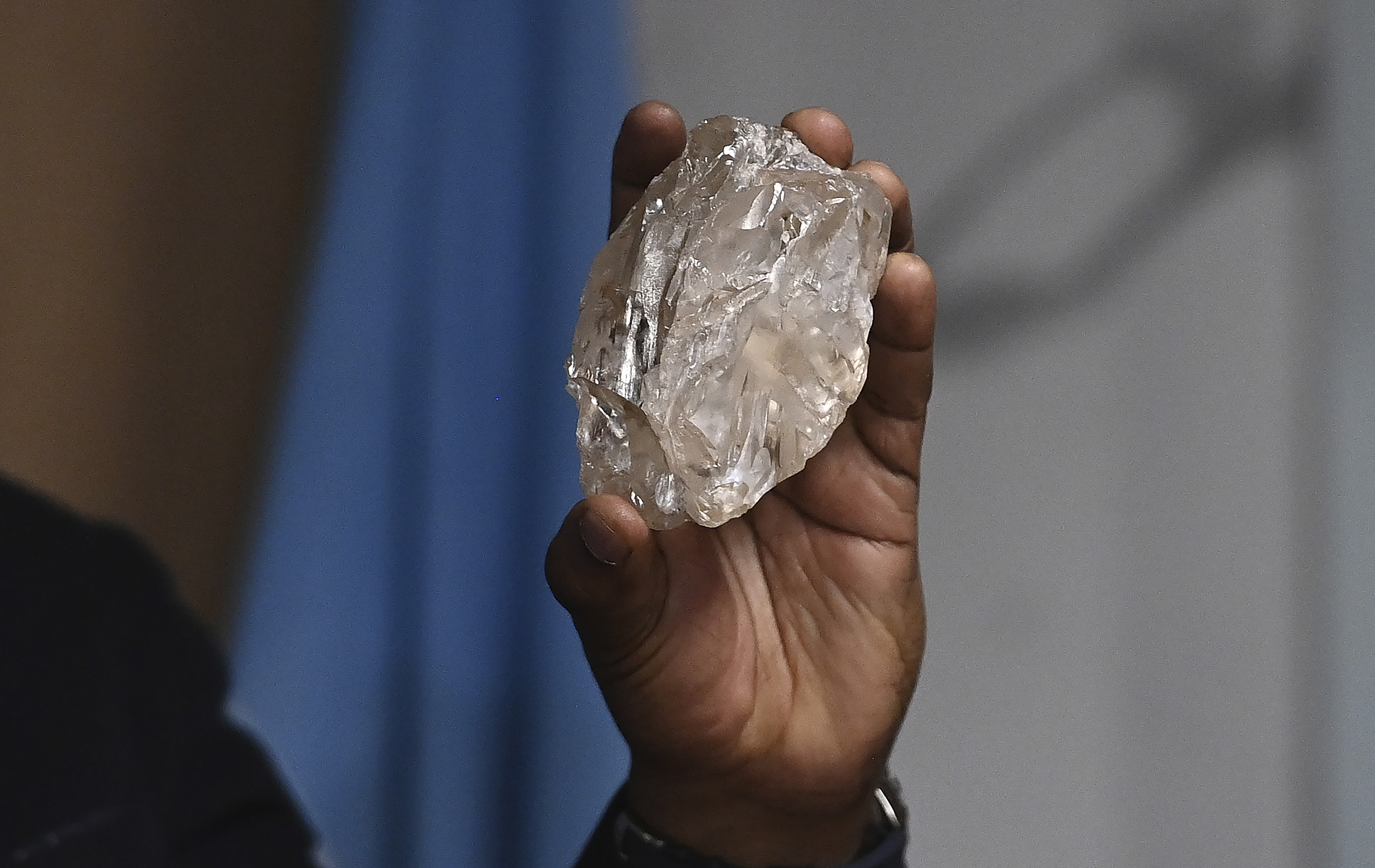 The 2492 carat diamond was discovered in the Karowe mine in Botswana of Lucara Diamond Company. Botswana is one of the world's largest producers of diamonds, which constitute its main source of income, representing 30% of GDP and 80% of its exports.