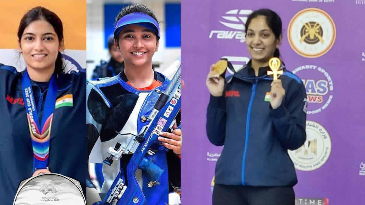 Asian Games 2023  First Medal For India In Asian Games  Asian Games 2023 India First Medal  Mehuli Ghosh  Ashi Chouksey  Ramita  ഏഷ്യന്‍ ഗെയിംസ് ഇന്ത്യയുടെ ആദ്യ മെഡല്‍  10 മീറ്റര്‍ എയര്‍ റൈഫിള്‍ ടീം മത്സരഫലം  ഹാങ്ചോ ഏഷ്യന്‍ ഗെയിംസ്  Asian Games Air Riffle Team Event Result