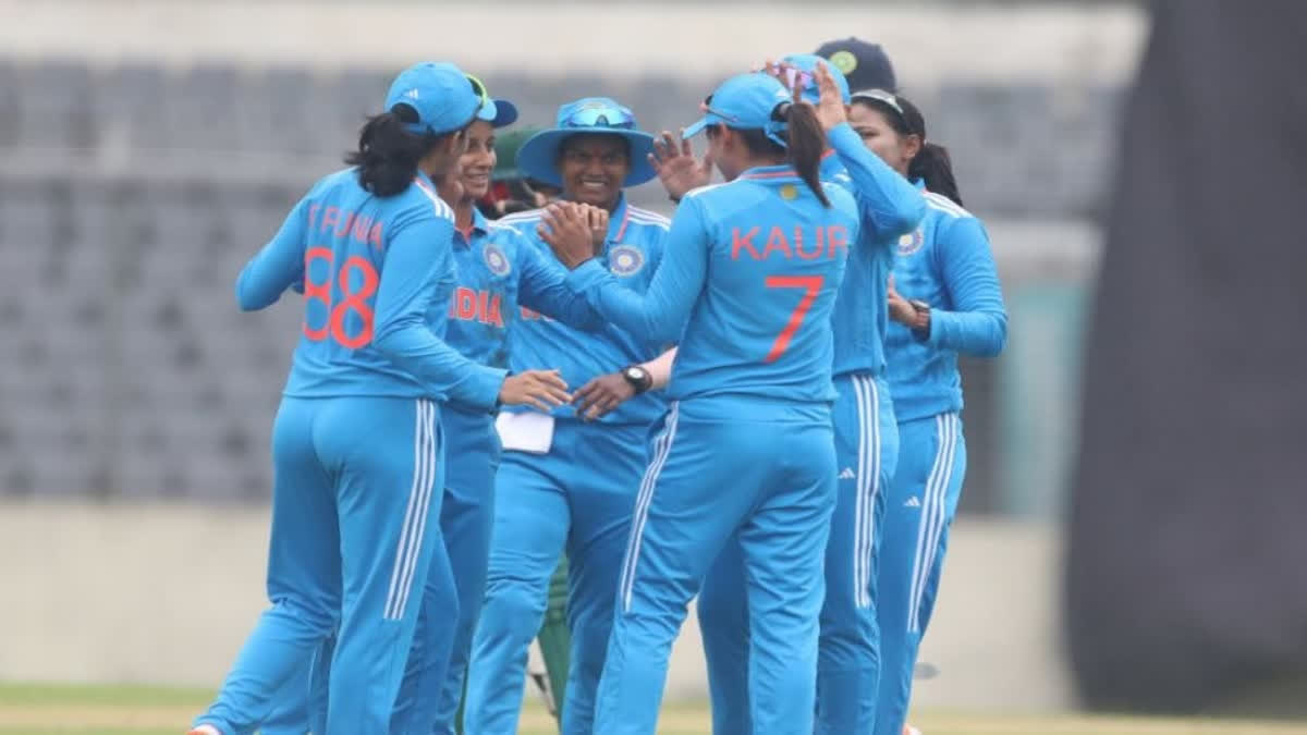 Indian women's cricket team carved a dominating display when they squared off against Bangladesh in the semi-final of the Asian Games 2023. Pooja Vastrakar was the star of the show for India as she played a key role in decimating the opposition by getting rid of four batters.