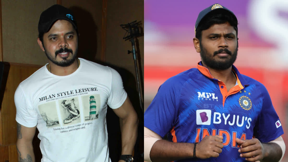 S Sreesanth criticizes Sanju Samson  S Sreesanth  Sanju Samson  Asia Cup 2023  ODI World Cup 2023  S Sreesanth on Sanju Samson  എസ്‌ ശ്രീശാന്ത്  സഞ്‌ജു സാംസണ്‍  സഞ്‌ജു സാംസണെതിരെ എസ്‌ ശ്രീശാന്ത്  ഏകദിന ലോകകപ്പ് 2023