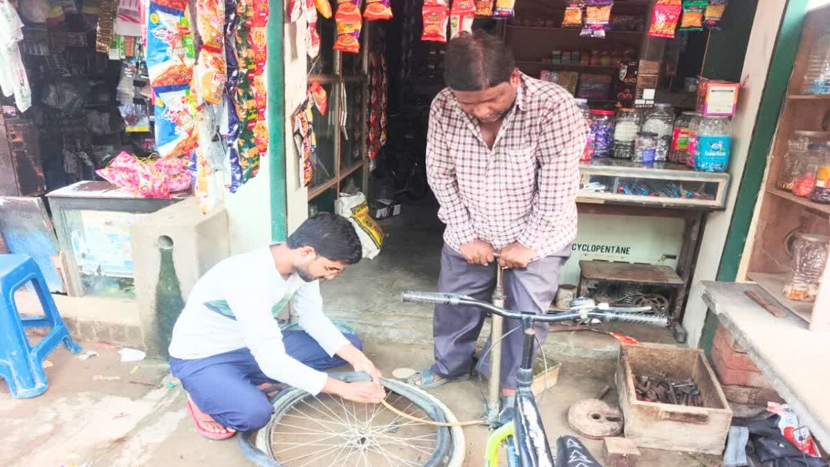 puncture mechanic son Becomes Judge