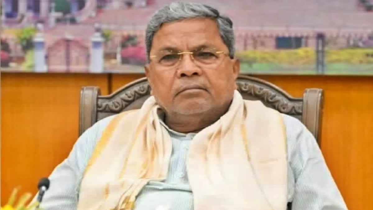 Karnataka chief minister  Siddaramaiah