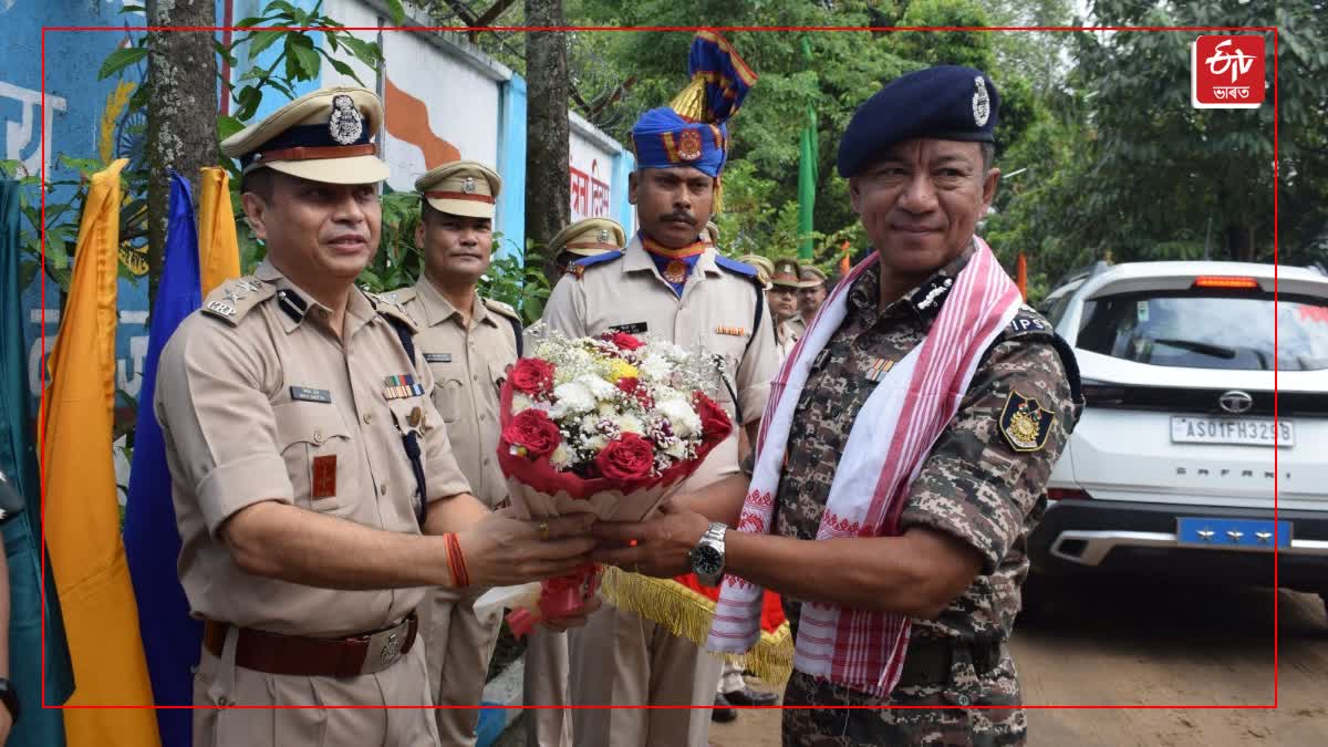 CRPF DG Dr. Sujoy Lal Thaosen visited in Assam