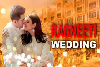 The impending wedding of Bollywood star Parineeti Chopra and Aam Aadmi Party (AAP) leader Raghav Chadha is generating immense excitement across the nation. Recent videos and images have surfaced from the wedding venue, offering a glimpse into the celebrations of this high-profile couple.