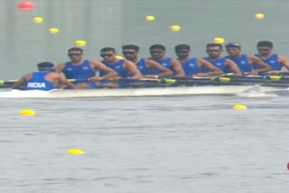 India have added to their medal tally in Hangzhou securing a podium finish in the Men's coxed eight-team event registering their third medal in the rowing event. The Indian team comprised of Neeraj, Naresh Kalwaniya, Neetish Kumar, Charanjeet Singh, Jaswinder Singh, Bheem Singh, Punit Kumar, and Ashish put in an impressive performance to secure a second place finish.