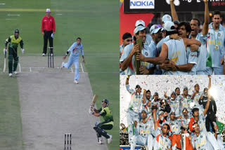 On This Day in 2007  Team India T20 World Cup Victory 2007  Indian Cricket Team T20WC Victory  India vs Pakistan ICC CWT20 Final 2007  16 Years Of India First T20WC Win  2007ലെ ടി20 ലോകകപ്പ്  ഇന്ത്യയുടെ ആദ്യ ടി20 ലോകകപ്പ് നേട്ടം  ഇന്ത്യ പാകിസ്ഥാന്‍ 2007 ടി20 ലോകകപ്പ് ഫൈനല്‍  ടി20 ലോകകപ്പ് 2007  എംഎസ് ധോണി ആദ്യ ഐസിസി കിരീടം