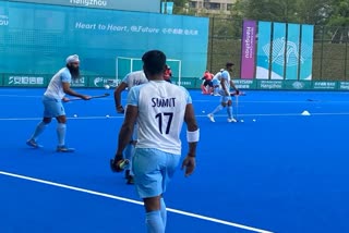 hockey team win first match asian games 2023