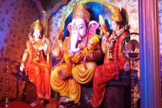Ganesh ji gold crown in Gol Bazaar raipur