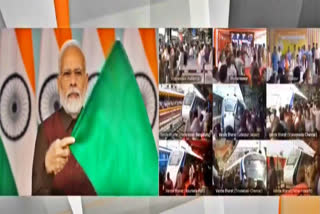 Modi flags off nine Vande Bharat trains virtually