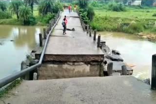 Bridge on Dudhi river in koderma
